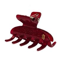 Piranha de Cabelo Bianca São Paulo Média Glitter Vinho 05 008 XX