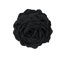 Piranha De Cabelo Com Flor Tecido Presilha Elegante