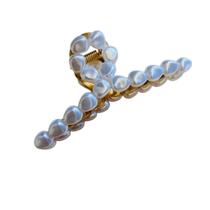 Piranha de Cabelo Média com Perolas Arredondadas