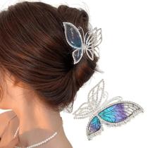 Piranha de Cabelo Prendedor Borboleta Luxo Delicada