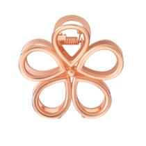 Piranha de Cabelo Rose Gold Flor Média Pro Art PDC50 5x4,5cm