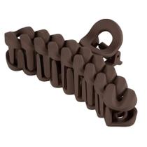 Piranha De Cabelo Trança Marrom Fosco Grande ProArt