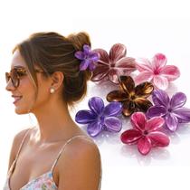 Piranha De Flor Prendedor Presilha Cabelo Blogueira Kit 2 Variadas
