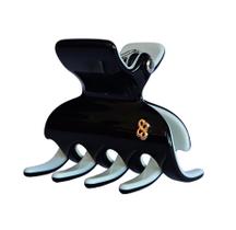 Piranha Madrid Preta Branco Média 4,8x4cm Bianca 05 067 ABAA Piranha Madrid Preta Branco Média 4,8x4cm Bianca 05 067 ABAA