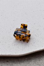 Piranha Mini Retangular Tartaruga Marrom