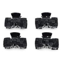 Piranha Prendedor De Cabelo Kit 4 Unidades Acrilico Medio