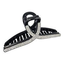 Piranha pressilha acrilica c/strass luxo grande linda