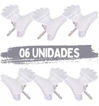Piranha Salão Presilha de Cabelo Cabelereiro 12 unidades