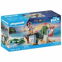 Pirata com Crocodilo - Playmobil Pirates 71473 - Sunny Brinquedos