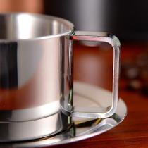 Pires de chá de café com leite de parede dupla resistente ao calor conjunto de xícaras de café café bebidas chá da tarde cappuccino