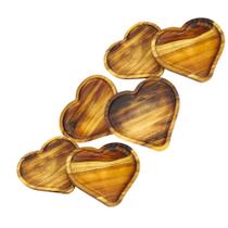 Pires de Madeira Teca para Xícara Chá ou Café Mesa Posta