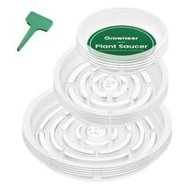 Pires de plantas GROWNEER 6,8,10" transparentes com etiquetas, pacote com 15