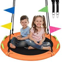 Pires Swing HeyZoo, capacidade de 102 cm e 408 kg com alças laranja Pires Swing HeyZoo, capacidade de 102 cm e 408 kg com alças laranja