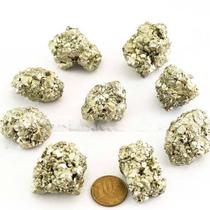 Pirita Peruana Bruta Natural 30mm - Pedra para Orgonite em Atacado