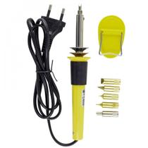 Pirógrafo Ferro de solda 30 watts 2 m 1 com 5 pontas (110V) Pirógrafo Ferro de solda 30 watts 2 m 1 com 5 pontas (110V)
