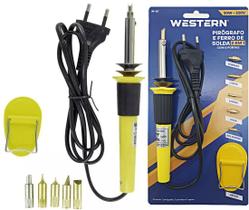 Pirografo Gravador E Soldador Grava Madeira Couro 127 / 220v