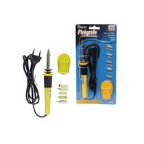 Pirografo Soldador Grava Madeira Couro Plastico 220v 30 W