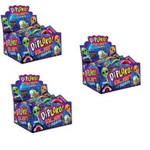 Pirulito Alien Brilha no Escuro Sabores Sortidos 90Un