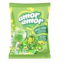 Pirulito Amor Amor Maçã Verde Pacote C/24unid - 480g Pirulito Amor Amor Maçã Verde Pacote C/24unid - 480g