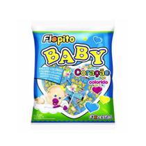 Pirulito Baby Coração Colorido 200g - Florestal
