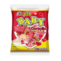 Pirulito Baby Coração Morango 200g - Florestal Pirulito Baby Coração Morango 200g - Florestal