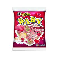 Pirulito Baby Coração Tutti Frutti 200g - Florestal
