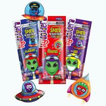 Pirulito Brilha no Escuro Sabor Variado Blueberry Morango Uva 24 Unidades 10g Kydoidera