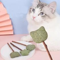Pirulito Catnip Brinquedo para Gatos varinha de Matatabi Erva para Gatos