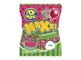 Pirulito Chicle Pop Mania Maxxi Melancia C/24 Unid - 672g Pirulito Chicle Pop Mania Maxxi Melancia C/24 Unid - 672g