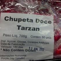 Pirulito Chupeta Tarzan Pacote C/ 700gr. Pirulito Chupeta Tarzan Pacote C/ 700gr.