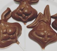 Pirulito de chocolate 10uni Pirulito de chocolate 10uni