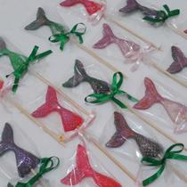 Pirulito de Cristal Cauda de Sereia