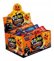 Pirulito Dip loko Cabeça De Abóbora Neon Display 30Uu 300g Pirulito Dip loko Cabeça De Abóbora Neon Display 30Uu 300g