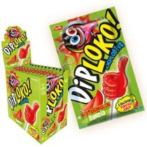 Pirulito Dip Loko Display com 15X11G. Sabor Melancia
