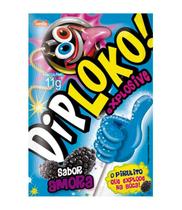 Pirulito Dip loko Explosive Sabor Amora 11g
