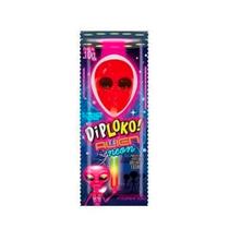 Pirulito Dip Loko Neon Alien Sabores Sortidos 10g