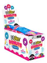 Pirulito Dip Loko Neon Donuts Brilha No Escuro Com 15 unidades Pirulito Dip Loko Neon Donuts Brilha No Escuro Com 15 unidades