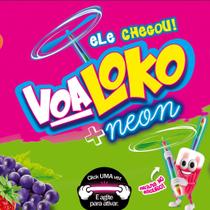 Pirulito Dip Loko Neon Voa Loko Brilha No Escuro 30un - Danilla Foods
