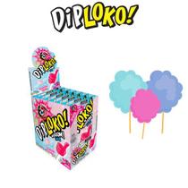 Pirulito Diploko Sabor Especial Algodão Doce C/ Pó Explosivo