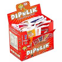 Pirulito DipnLik Sortido contendo 25 envelopes de 8g cada