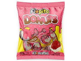 Pirulito Donuts Morango Leite Condensado 550g - FLORESTAL Pirulito Donuts Morango Leite Condensado 550g - FLORESTAL