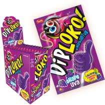 Pirulito Explosivo Dip Loko Boom Uva 15x11g - Danilla