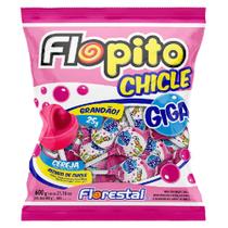 Pirulito Flopito Chicle Giga Cereja 600g Florestal