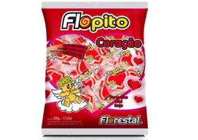 Pirulito Flopito Coração Vermelho Florestal 500G Pirulito Flopito Coração Vermelho Florestal 500G