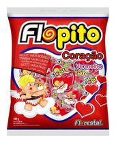 PIRULITO FLORESTAL FLOPITO CORAÇÃO 500g MORANGO VERMELHO PIRULITO FLORESTAL FLOPITO CORAÇÃO 500g MORANGO VERMELHO