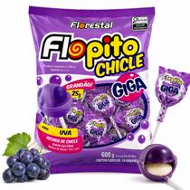 PIRULITO FLORESTAL FLOPITO GIGA CHICLETE 600g UVA PIRULITO FLORESTAL FLOPITO GIGA CHICLETE 600g UVA