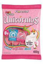 PIRULITO FLORESTAL POP TATTOO UNICORNIO 400g ALGODÃO DOCE