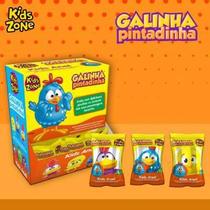 Pirulito Kids Anel Galinha Pintadinha Display Com 32 - Kids Zone