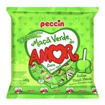 Pirulito Maçã Verde do Amor C /24un 480g