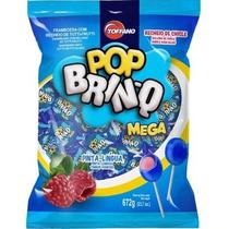 Pirulito Mega Pinta Língua Recheio Chiclete 672g - Toffano Pirulito Mega Pinta Língua Recheio Chiclete 672g - Toffano